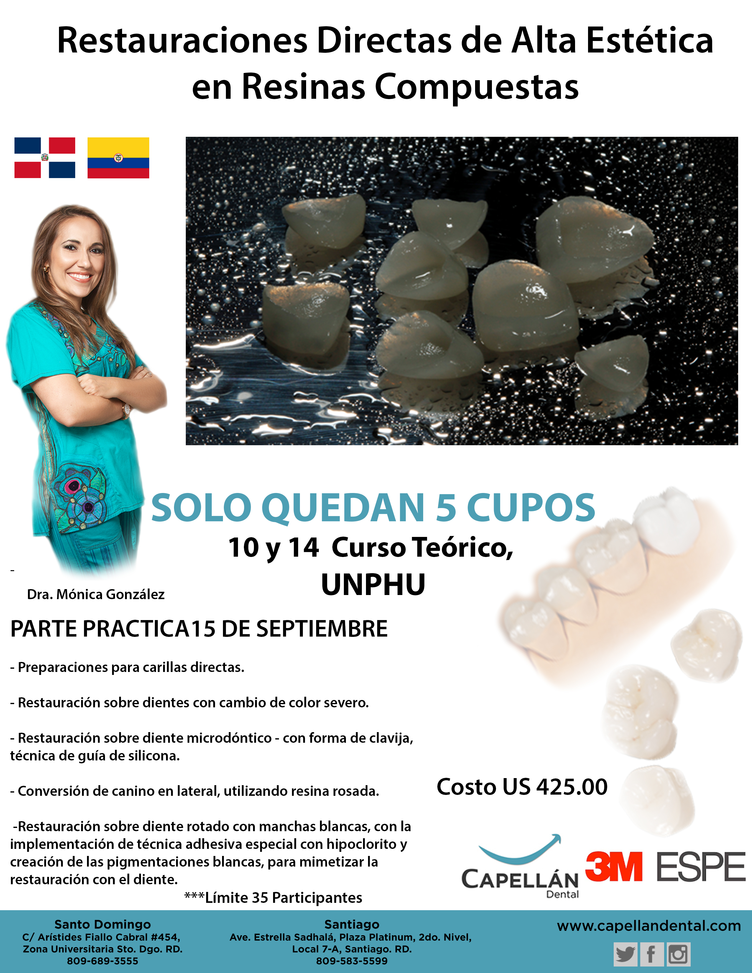 Restauraciones Directas de Alta Estética en Resinas Compuestas 